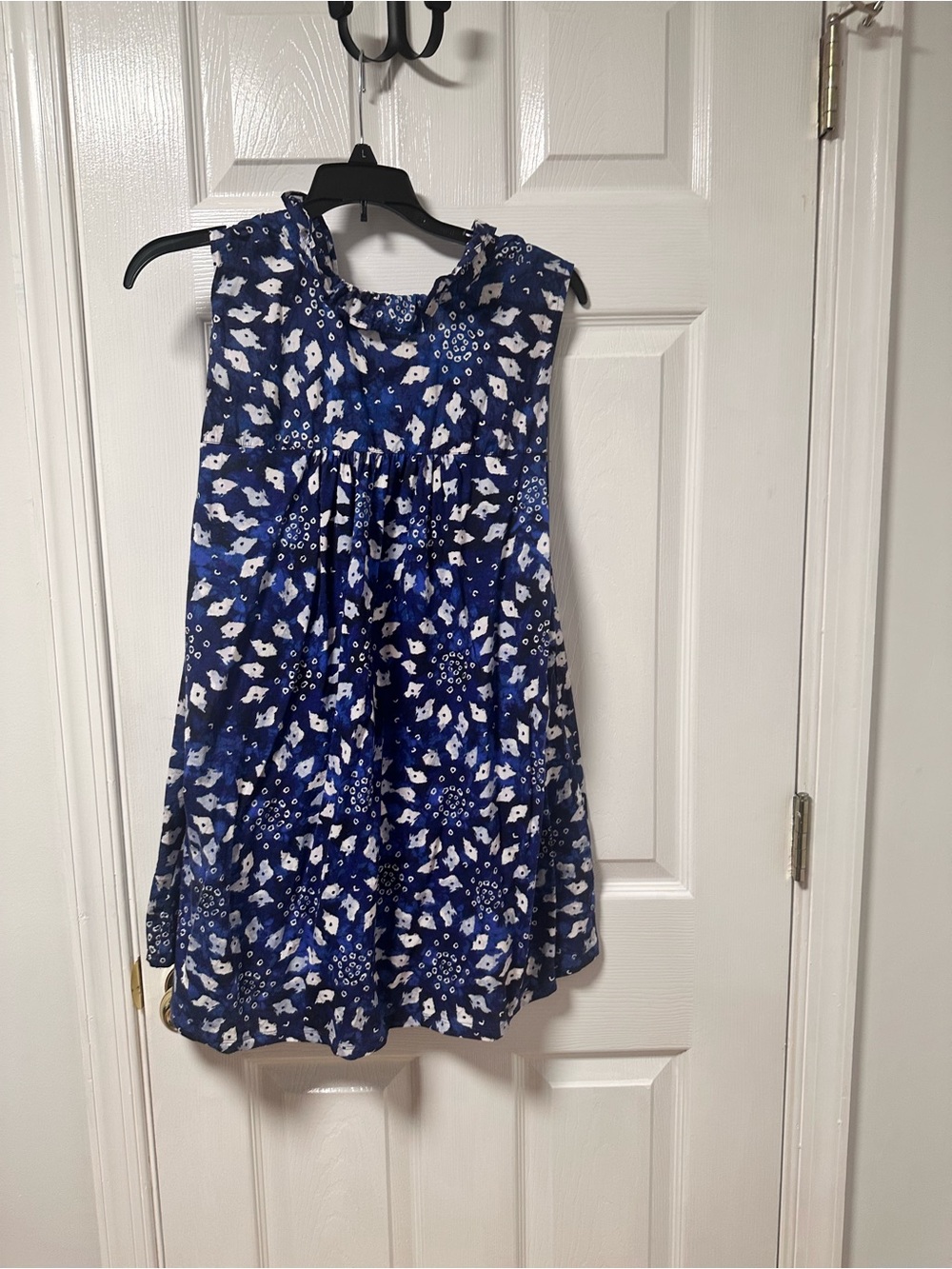 Lane Bryant Navy Blue Floral Print Sundress